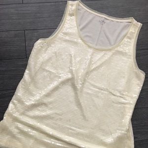 LOFT Sequin Tank